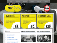 Tablet Screenshot of neefautocleaning.nl